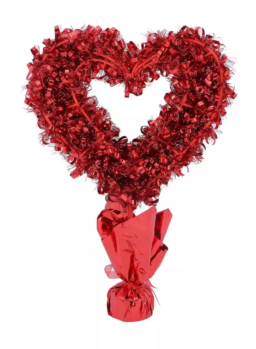 14.5" Valentine Heart Table Centerpiece