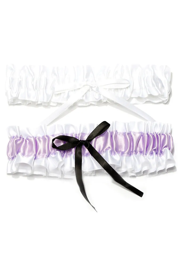 2-Piece Satin Wedding Garters