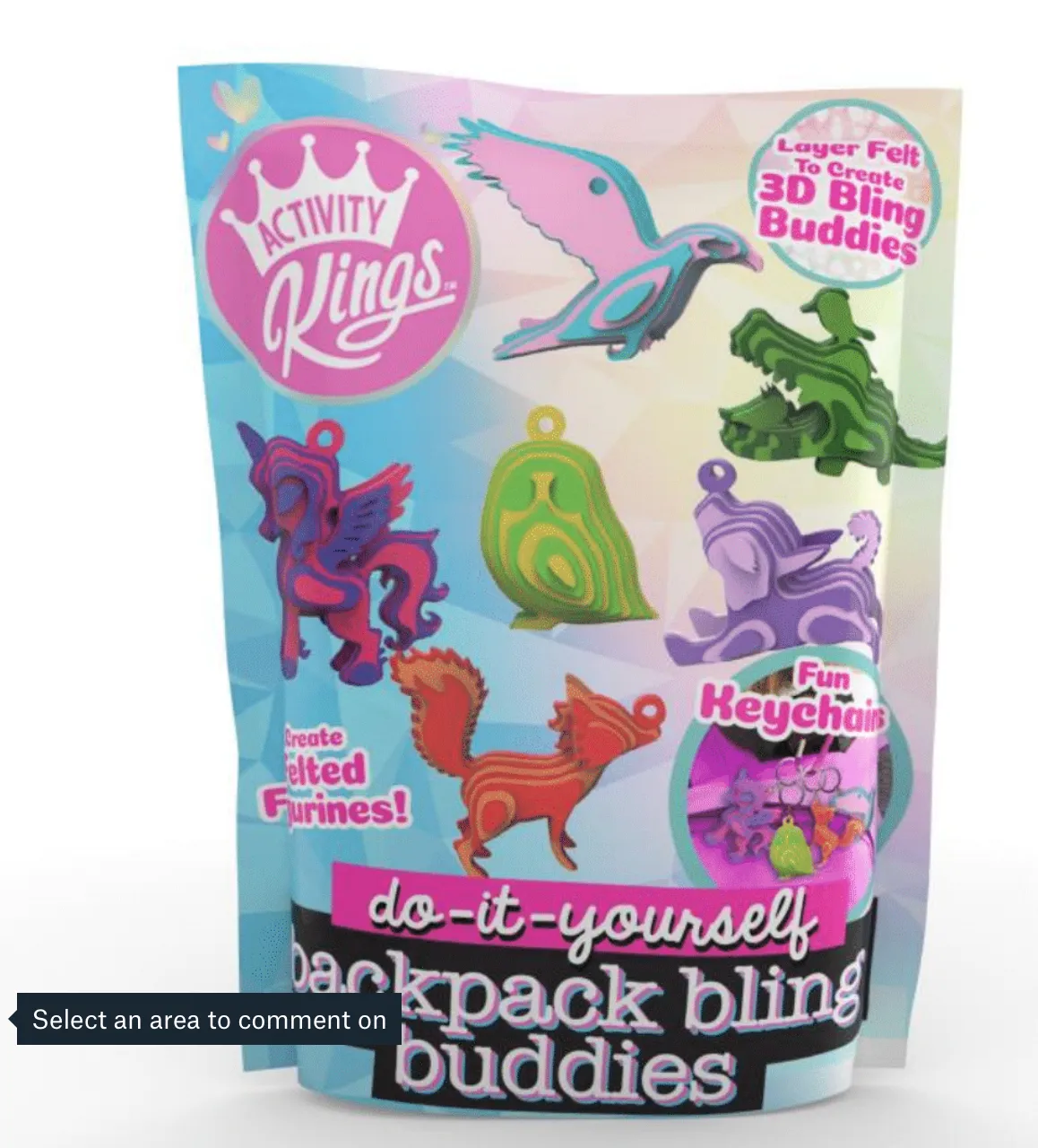 Activity Kings Do-It-Yourself Backpack Bling Buddies