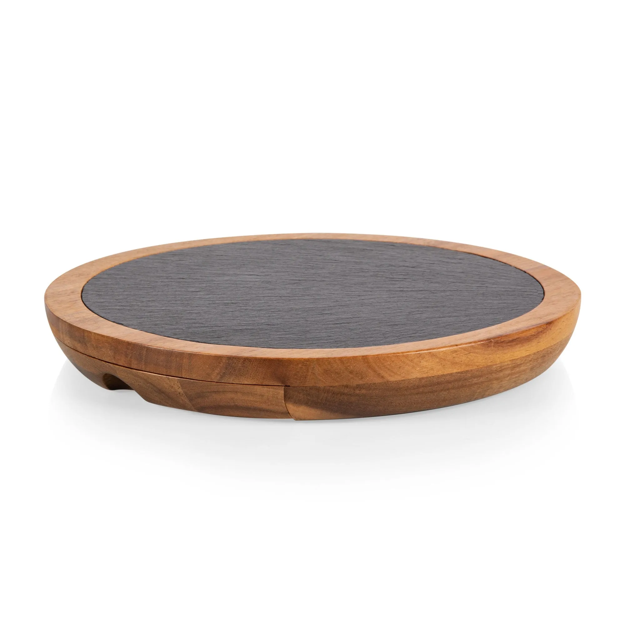 App State Mountaineers - Insignia Acacia and Slate Serving Board with Cheese Tools