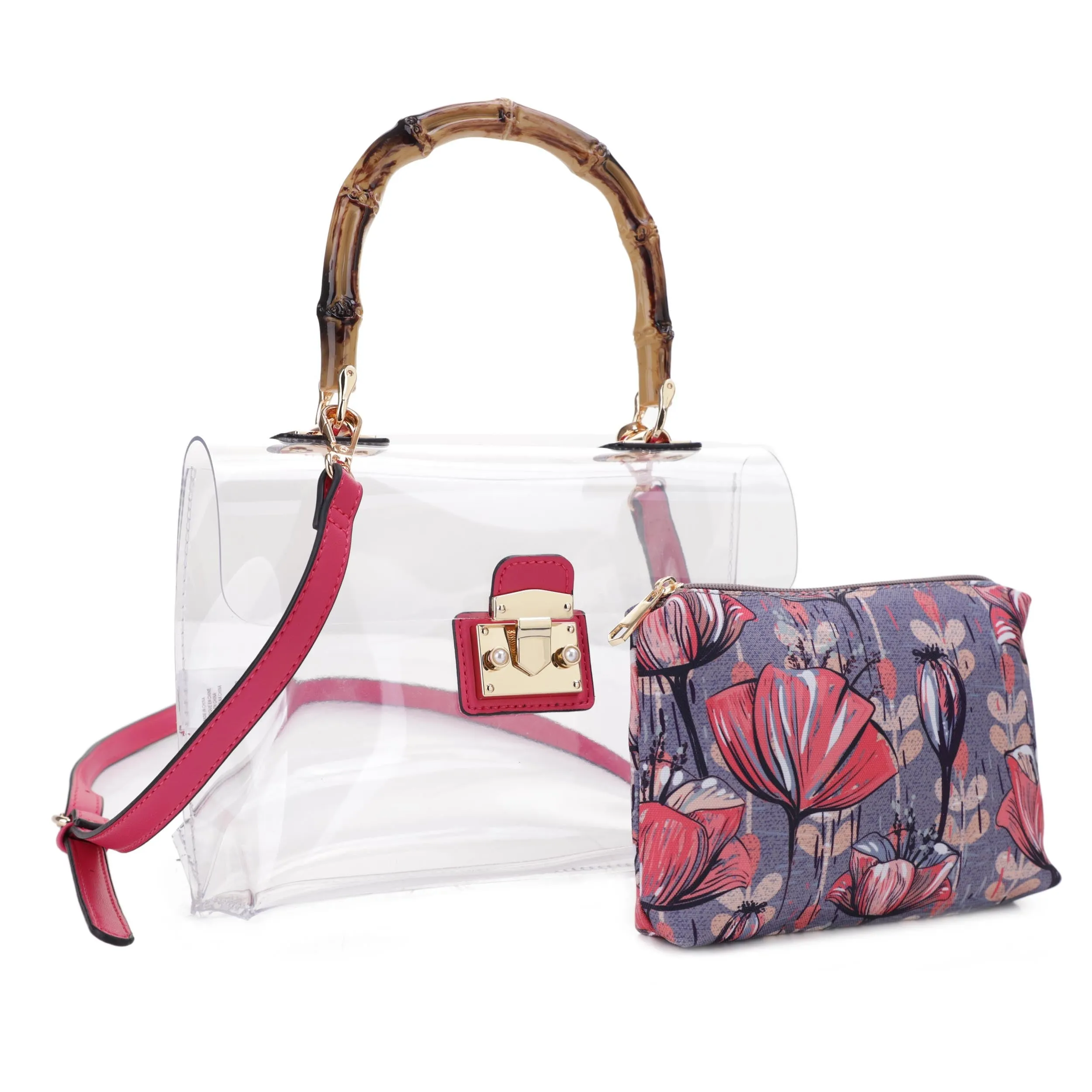 Aria Clear Crossbody Set