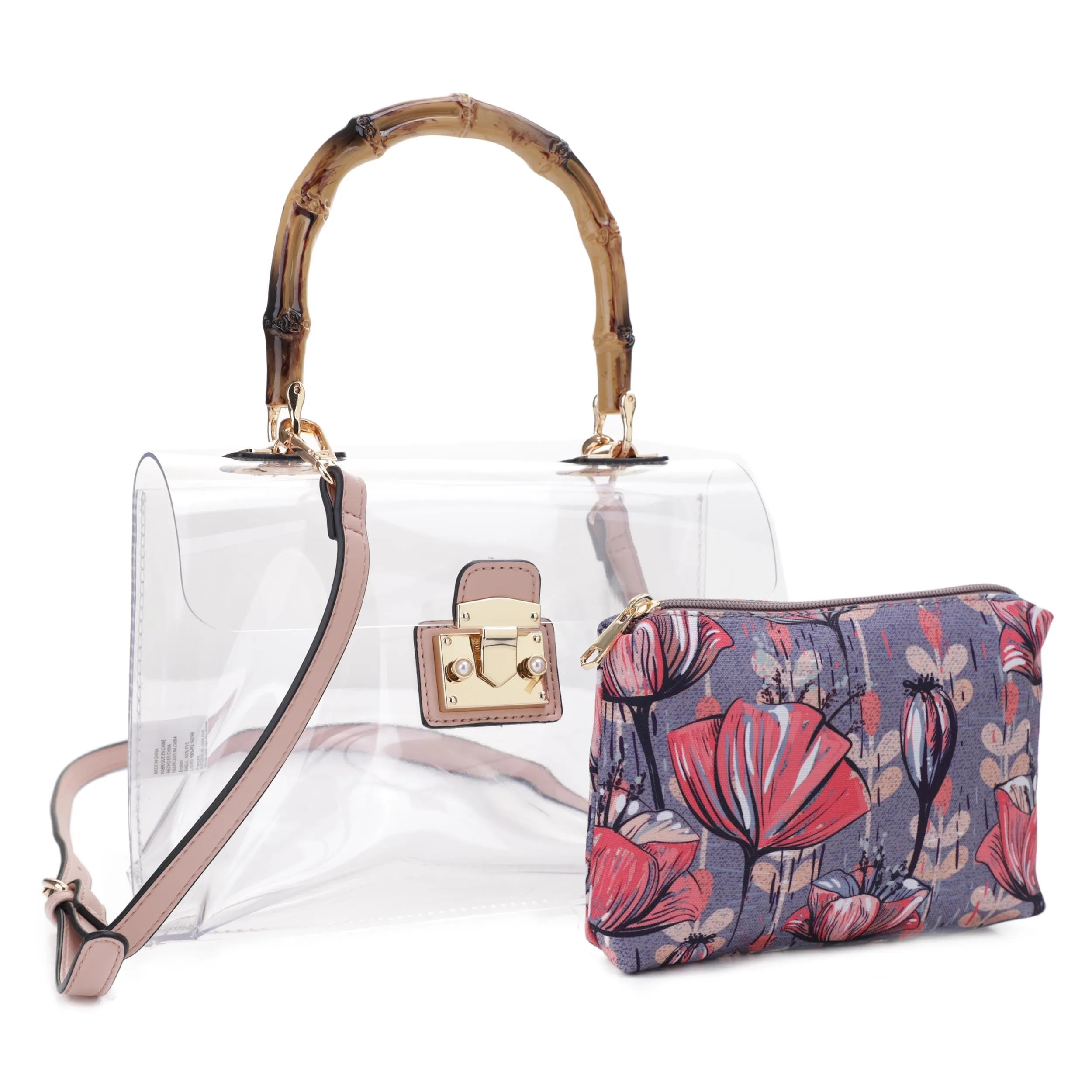 Aria Clear Crossbody Set