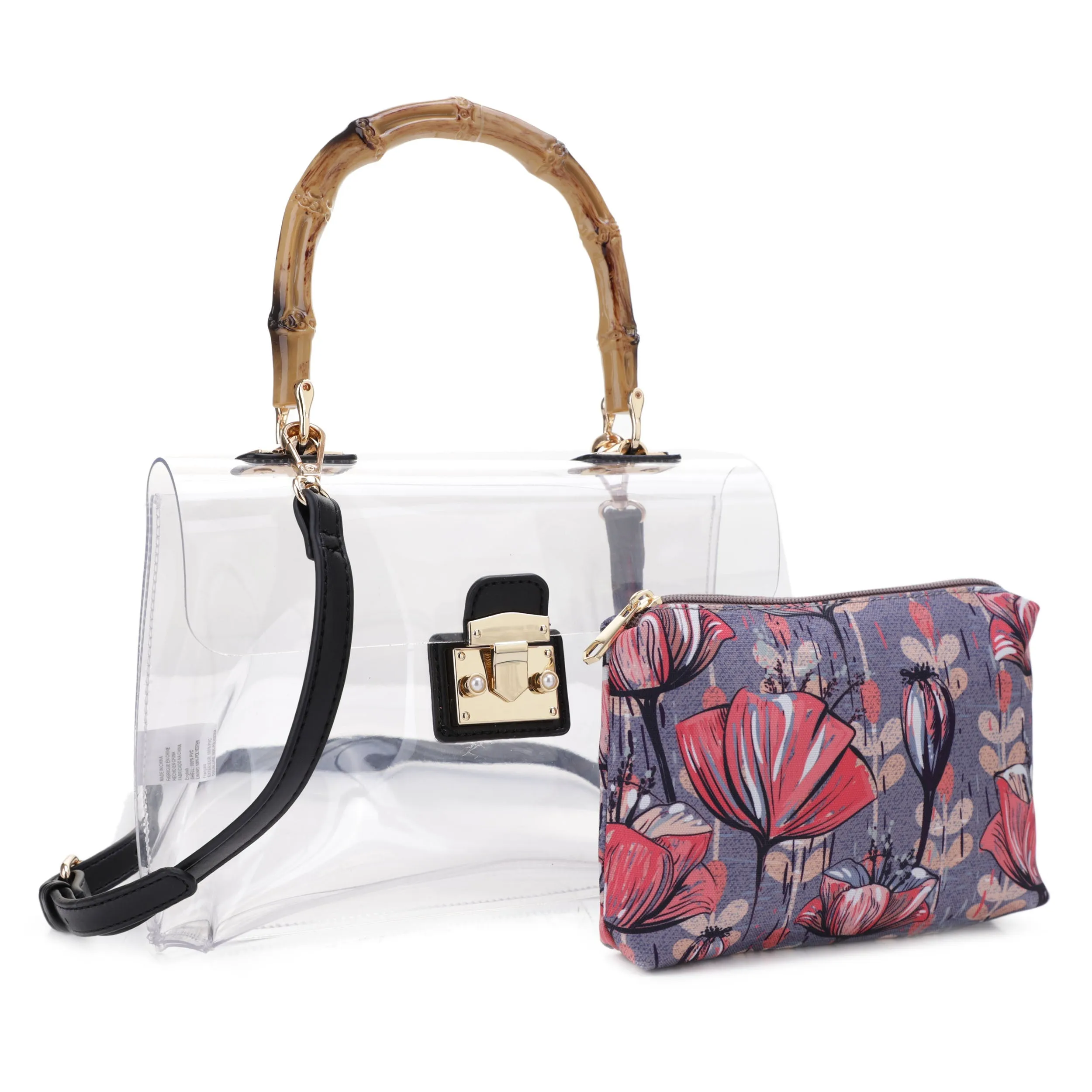 Aria Clear Crossbody Set