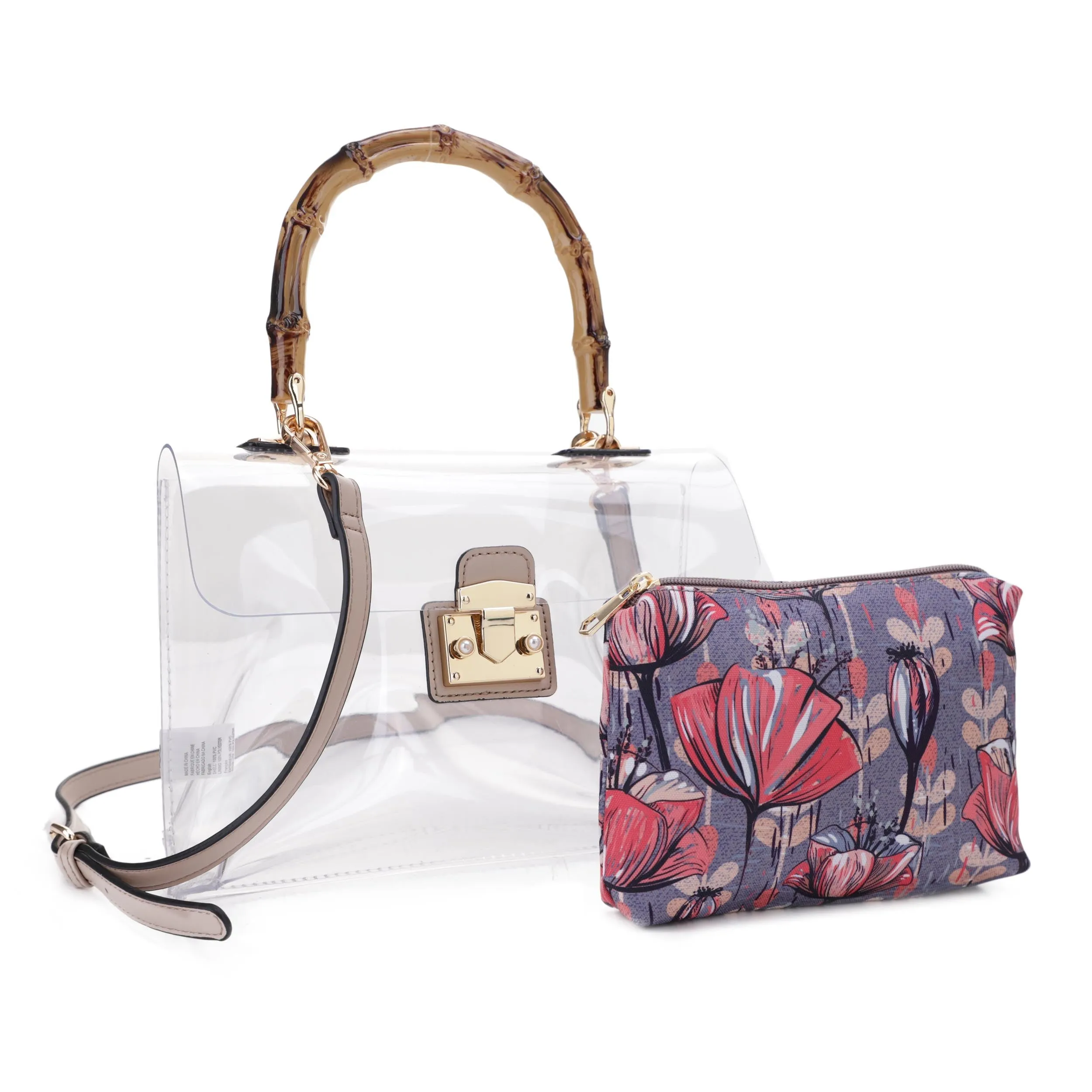 Aria Clear Crossbody Set