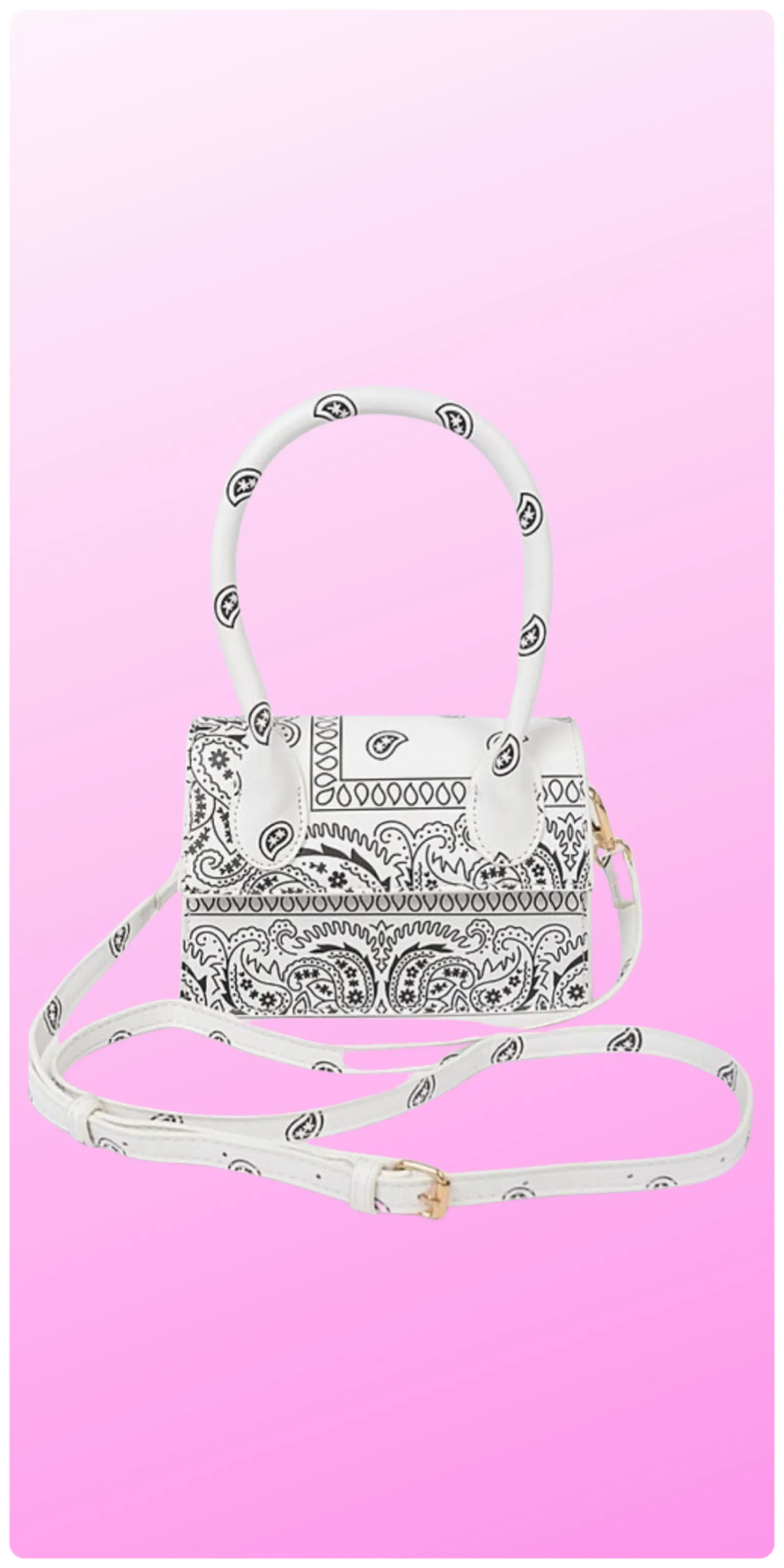 Bandana Single Handle Crossbody Bag