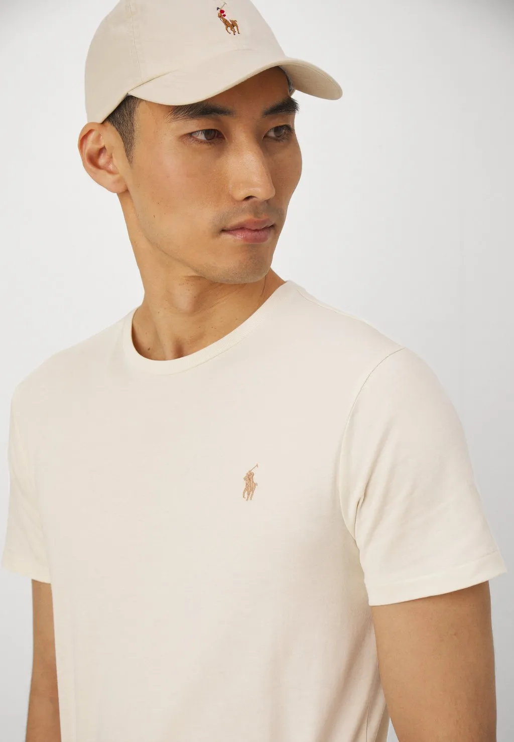 Basic Polo Ralph Lauren T-shirt, cream parchment