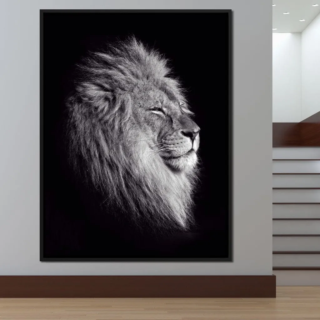 Black and White Lion King