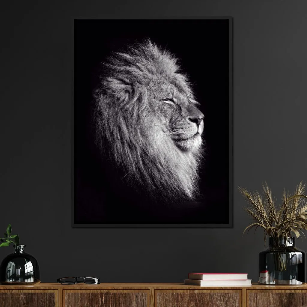 Black and White Lion King