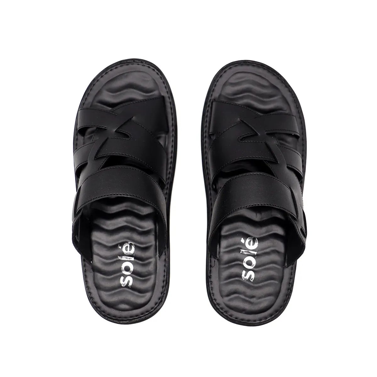 Black Casual Slipper 112085