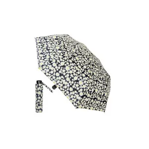 Black Daisy Ladies Supermini Umbrella