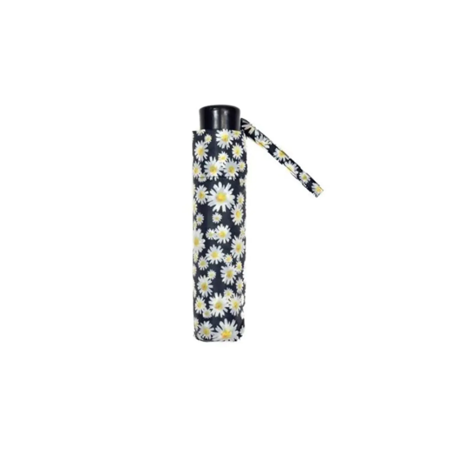 Black Daisy Ladies Supermini Umbrella