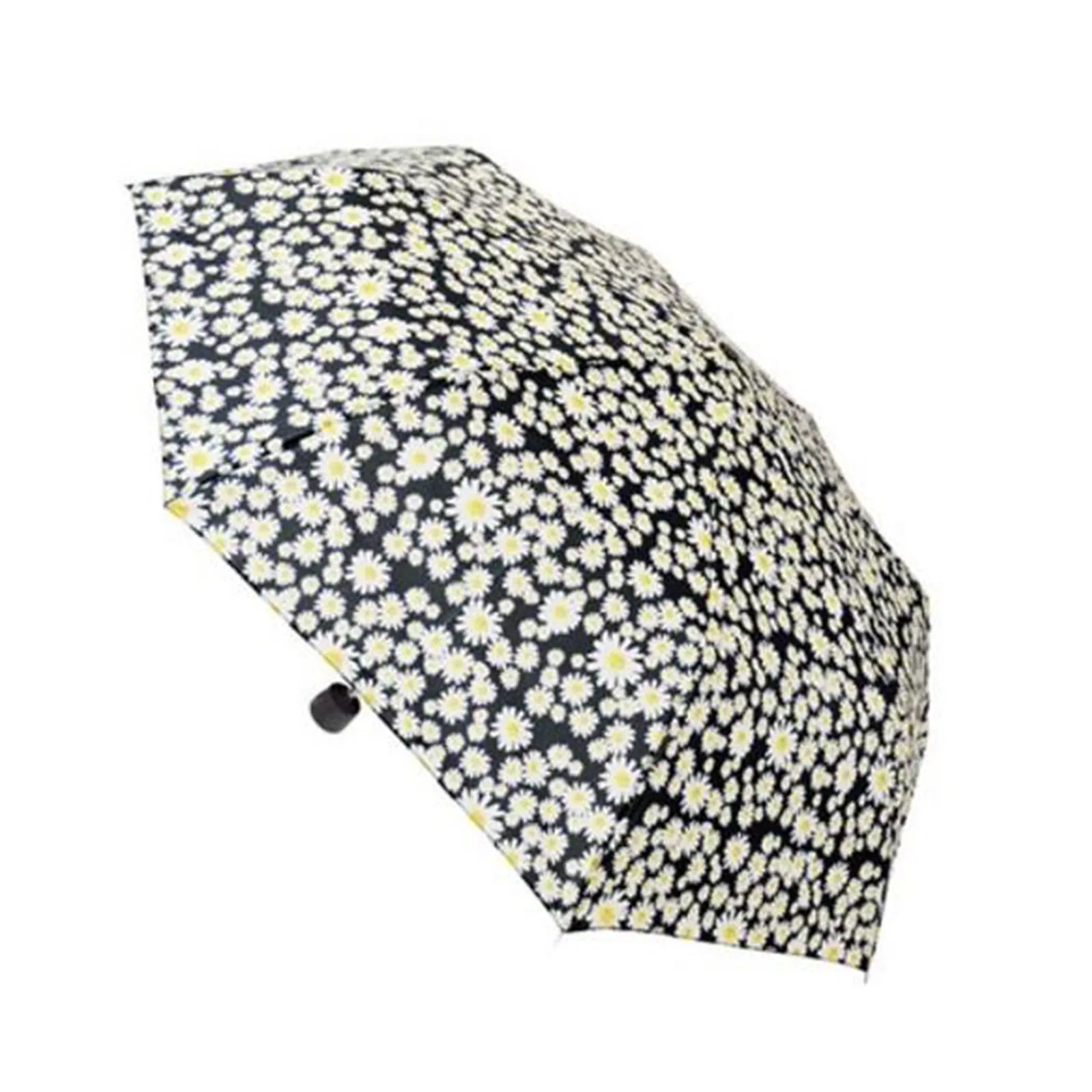 Black Daisy Ladies Supermini Umbrella