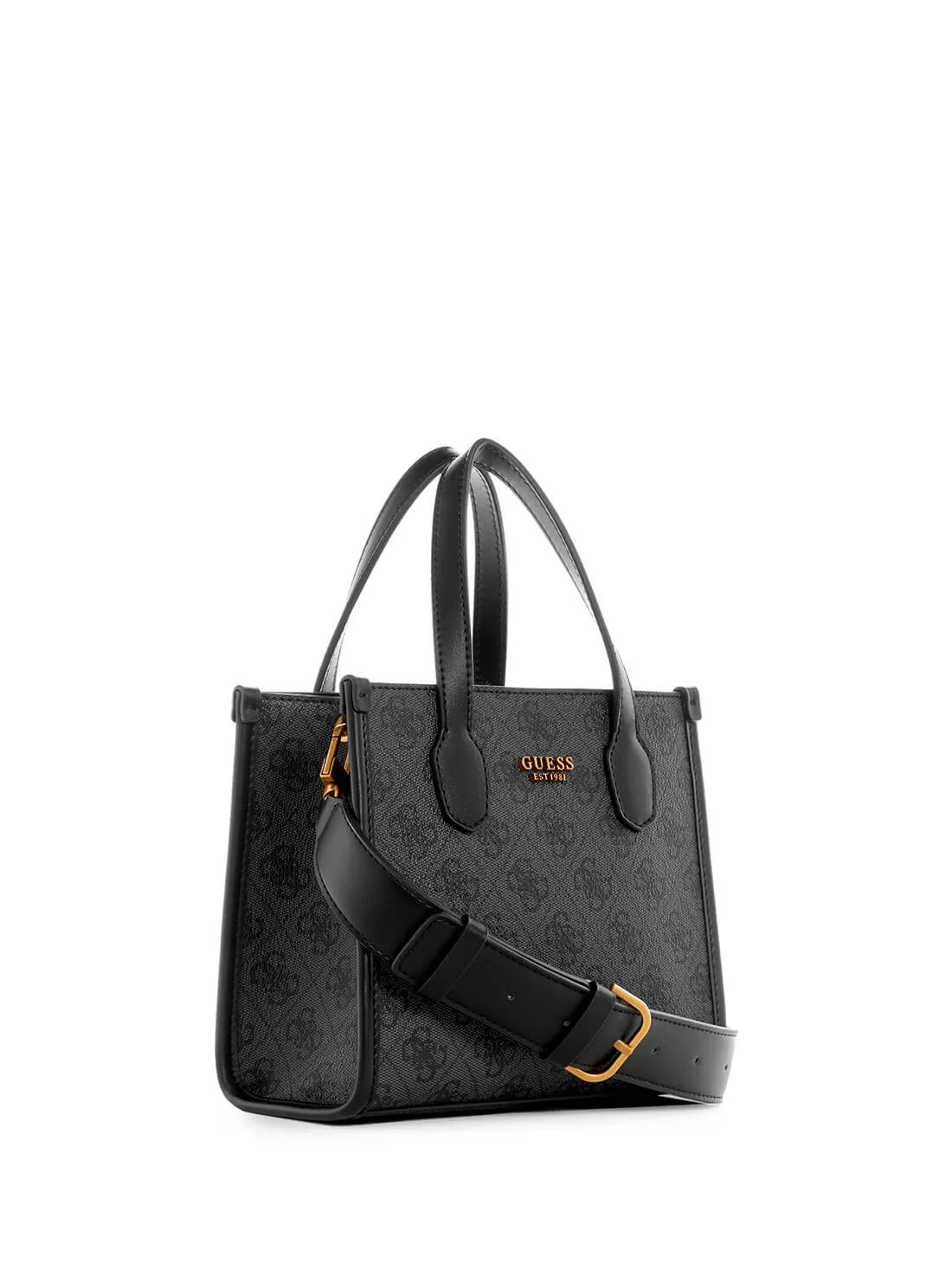 Black Silvana Dual Mini Tote Bag