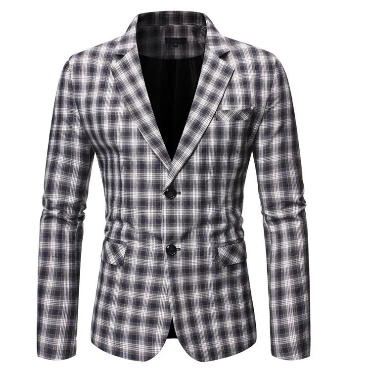 Bohemian Chic Wedding Guest Men Attire Suit Jacket Single Breasted Men's Casual