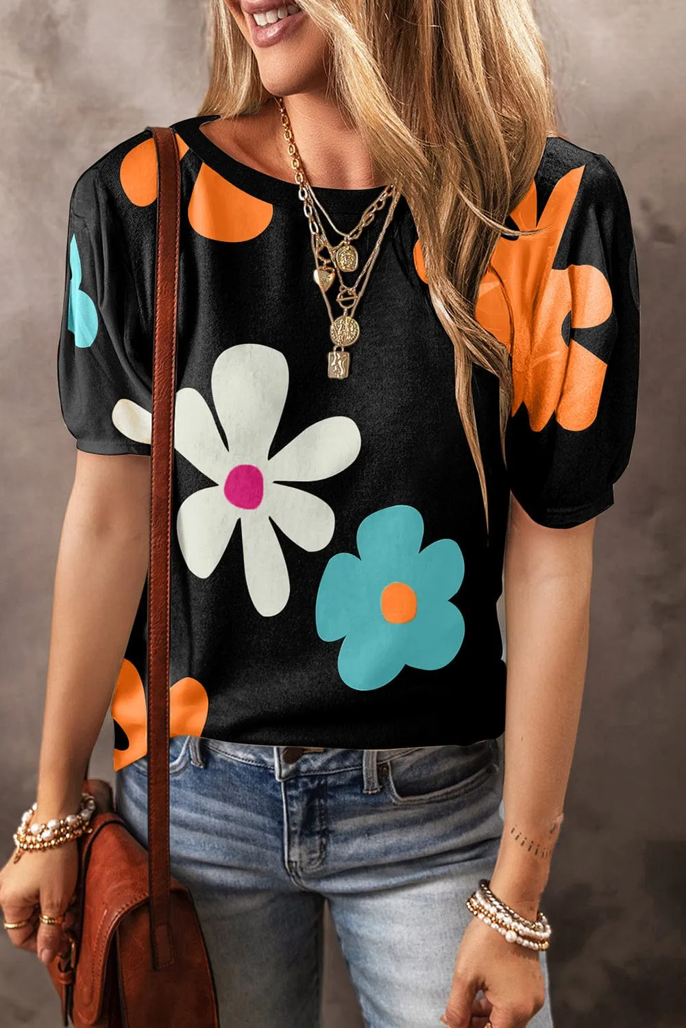 Boho Chic Floral Tee