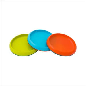 Boon Edgeless Nonskid Plate 3 Pack Set (Orange/Blue/Green)