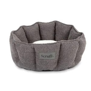 Boucle Cat Bed - Slate Grey