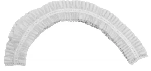 Bouffant Cap - Ronco CARE™ White or Blue Pleated Bouffant 21-24" (Bag of 100) 7021B / 7024W