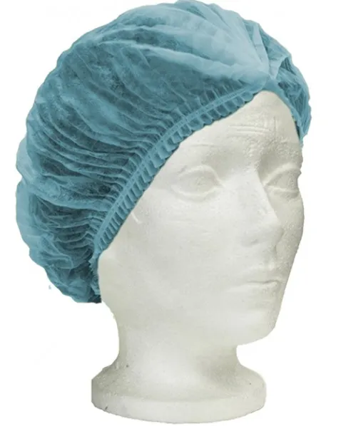 Bouffant Cap - Ronco CARE™ White or Blue Pleated Bouffant 21-24" (Bag of 100) 7021B / 7024W