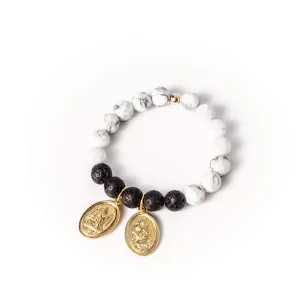 Bracelet Gold - Monochrome White