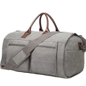 Canvas 2 In 1 Garment Duffel Bag