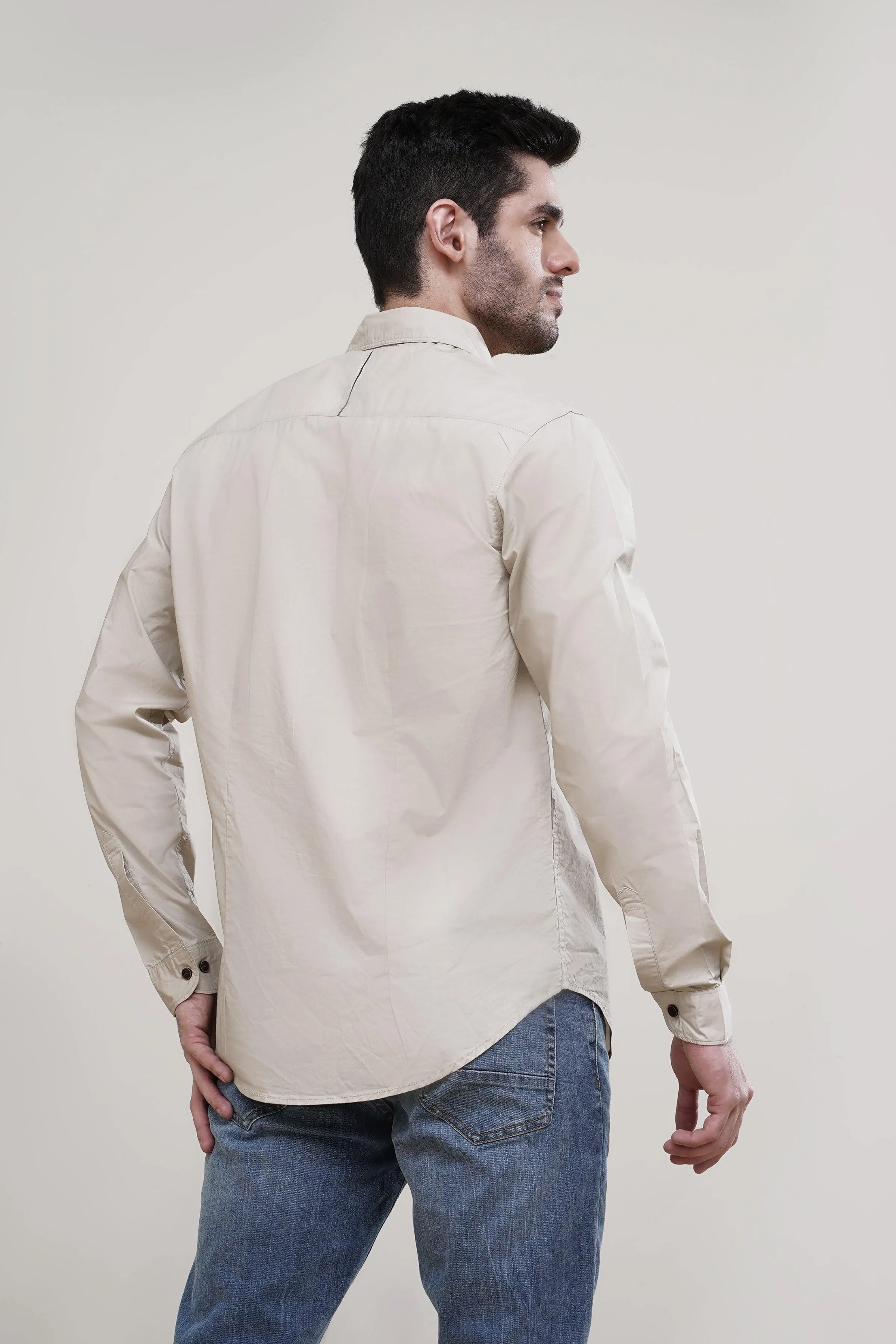 CASUAL SHIRT BEIGE