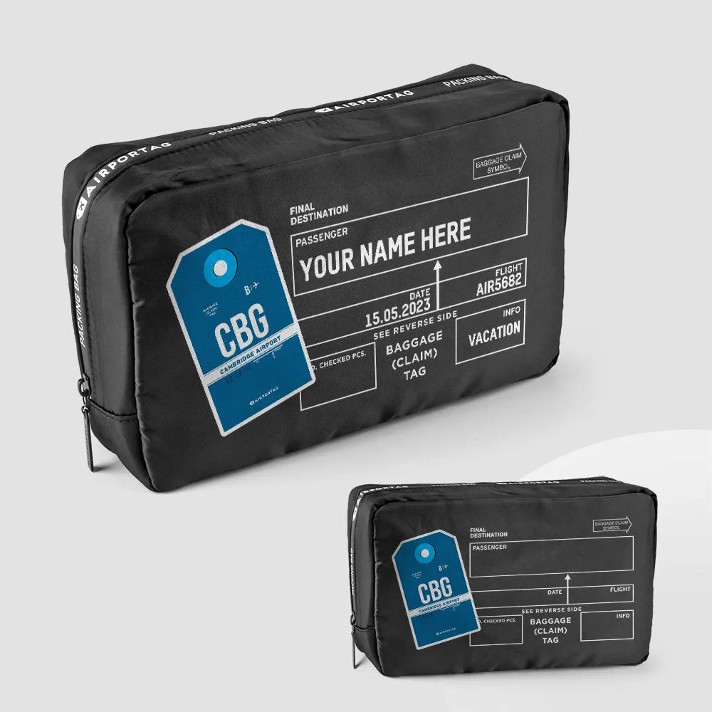 CBG - Packing Bag