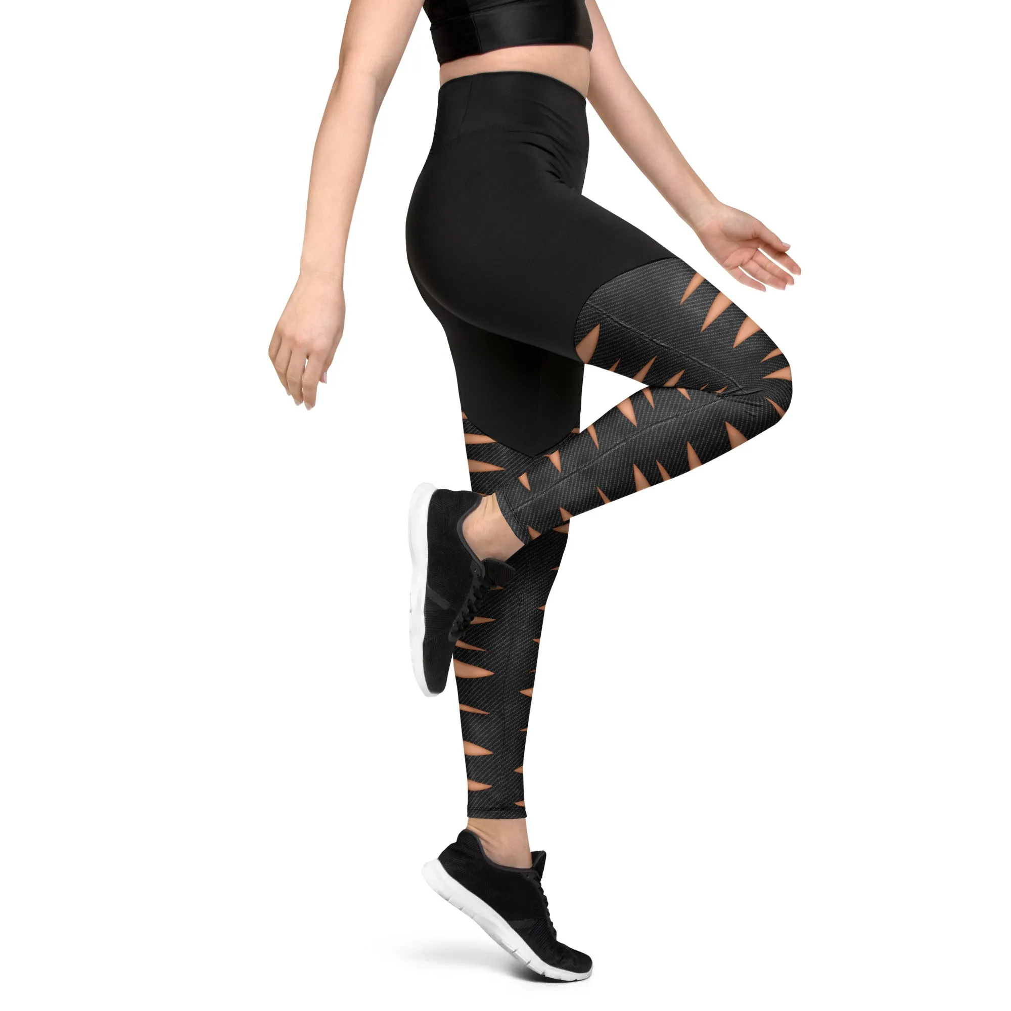 Chic Slits Compression Leggings