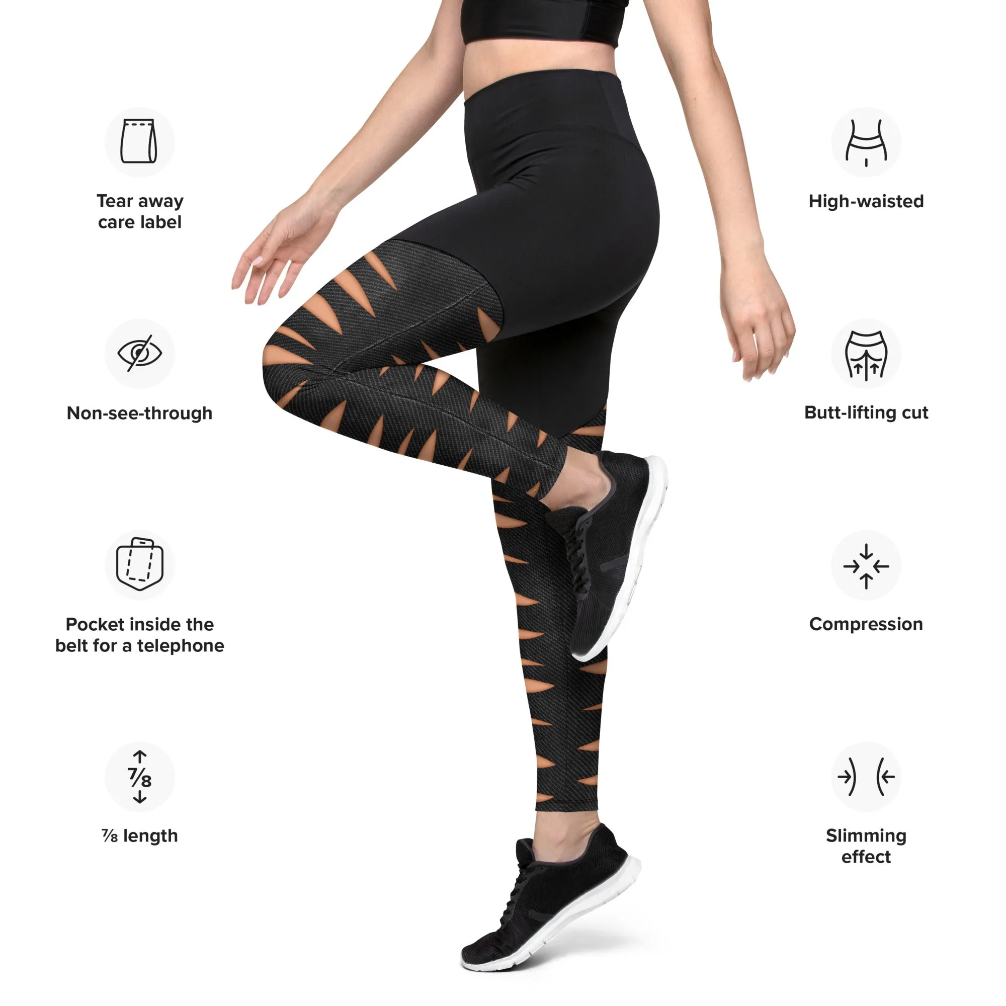 Chic Slits Compression Leggings