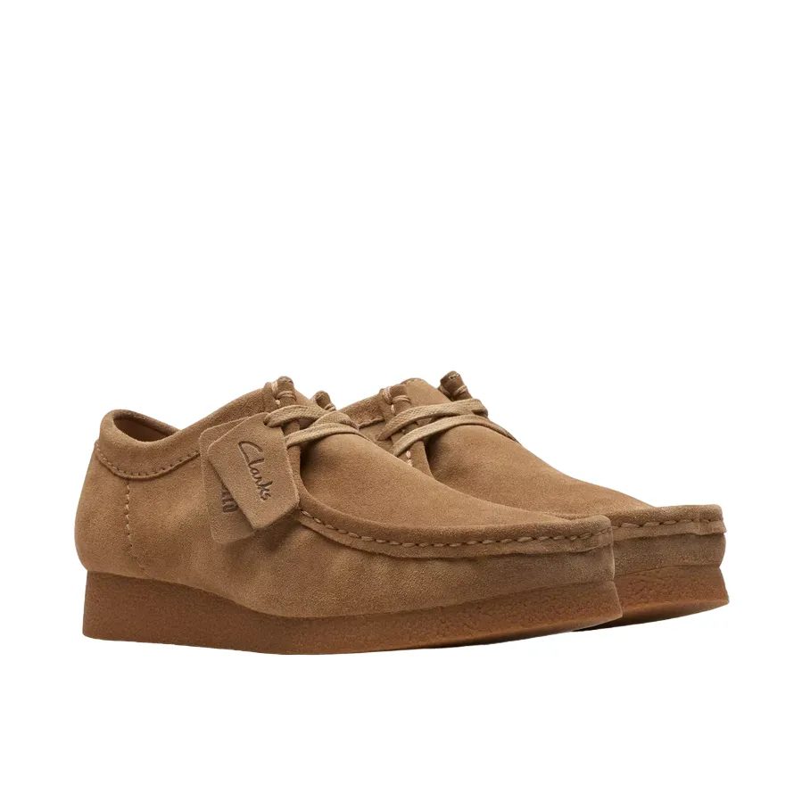 Clarks scarpa casual da uomo Wallabee Evo 26172821 sabbia scura