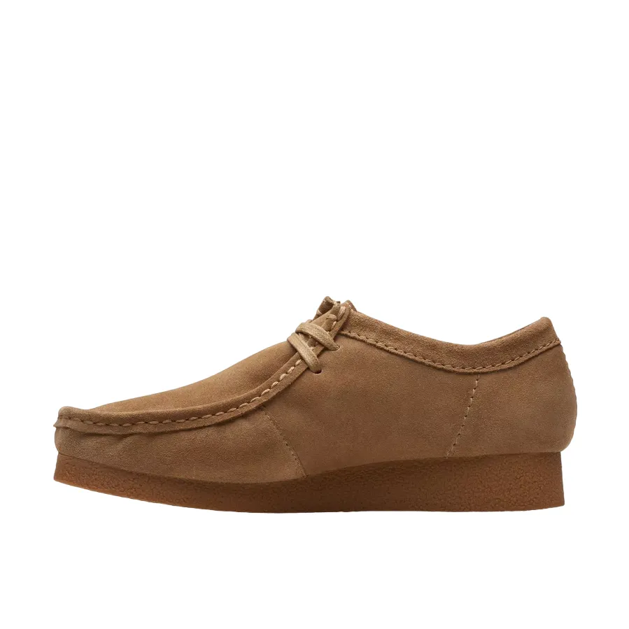 Clarks scarpa casual da uomo Wallabee Evo 26172821 sabbia scura