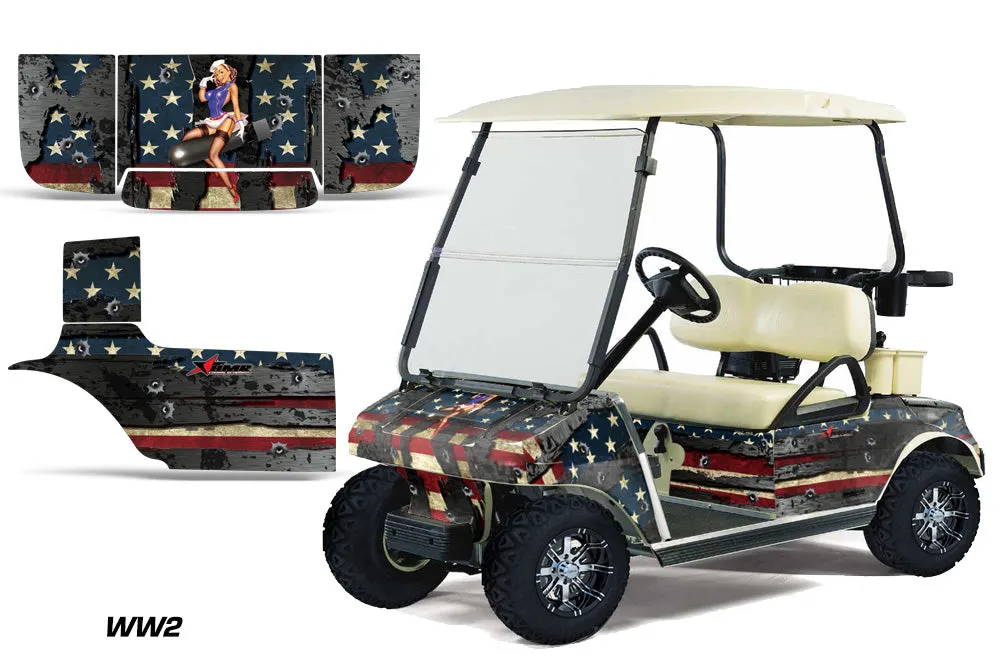 Club Car Golf Cart Graphics (1983-2014)