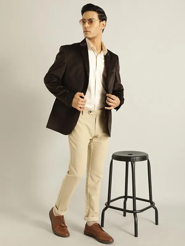 Constructed Solid Casual Blazer