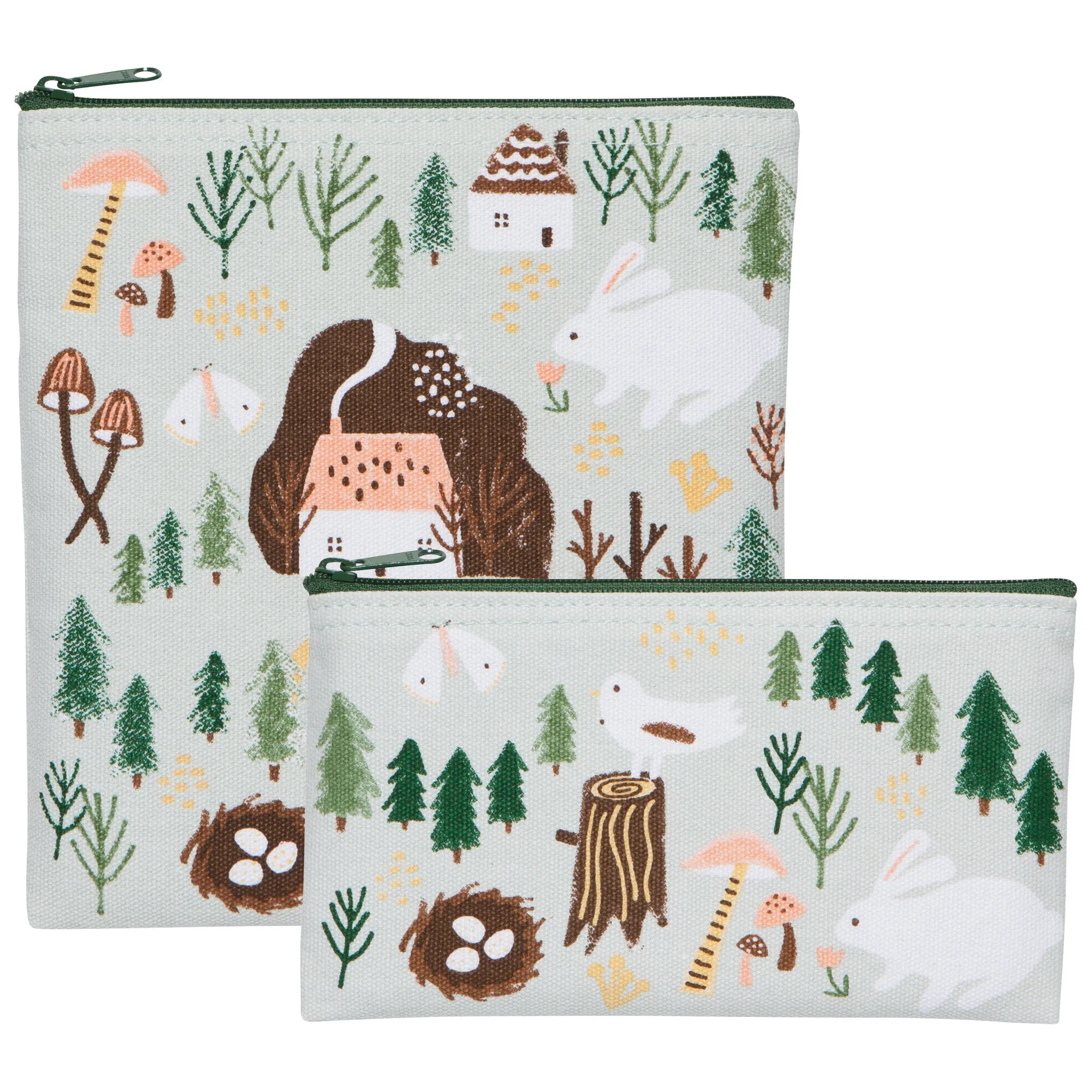 Cozy Cottage Snack Bags Set of 2