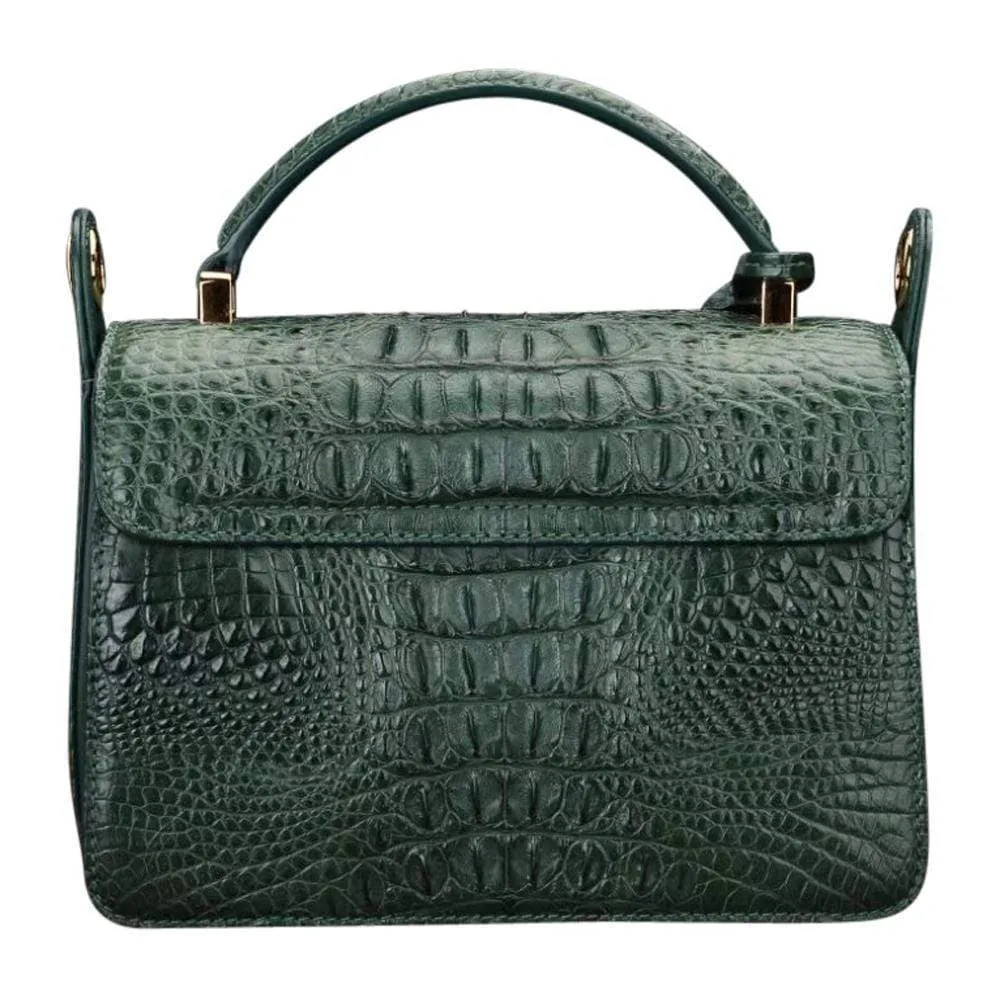 Crocodile Leather Metropolis Chain Crossbody Messenger Bags For Women