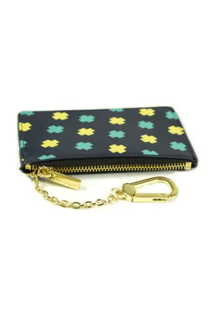 Cross Coin Pouch Navy