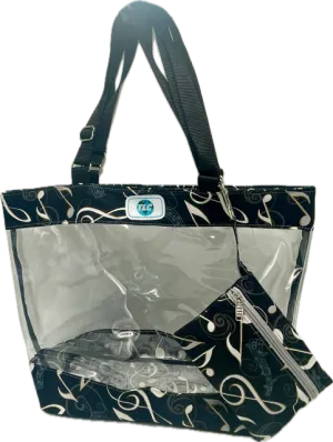 CST- Musicality Clear Stadium Tote Bag