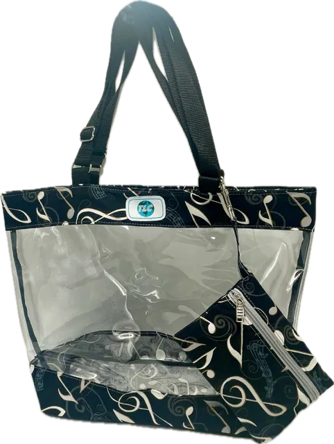 CST- Musicality Clear Stadium Tote Bag