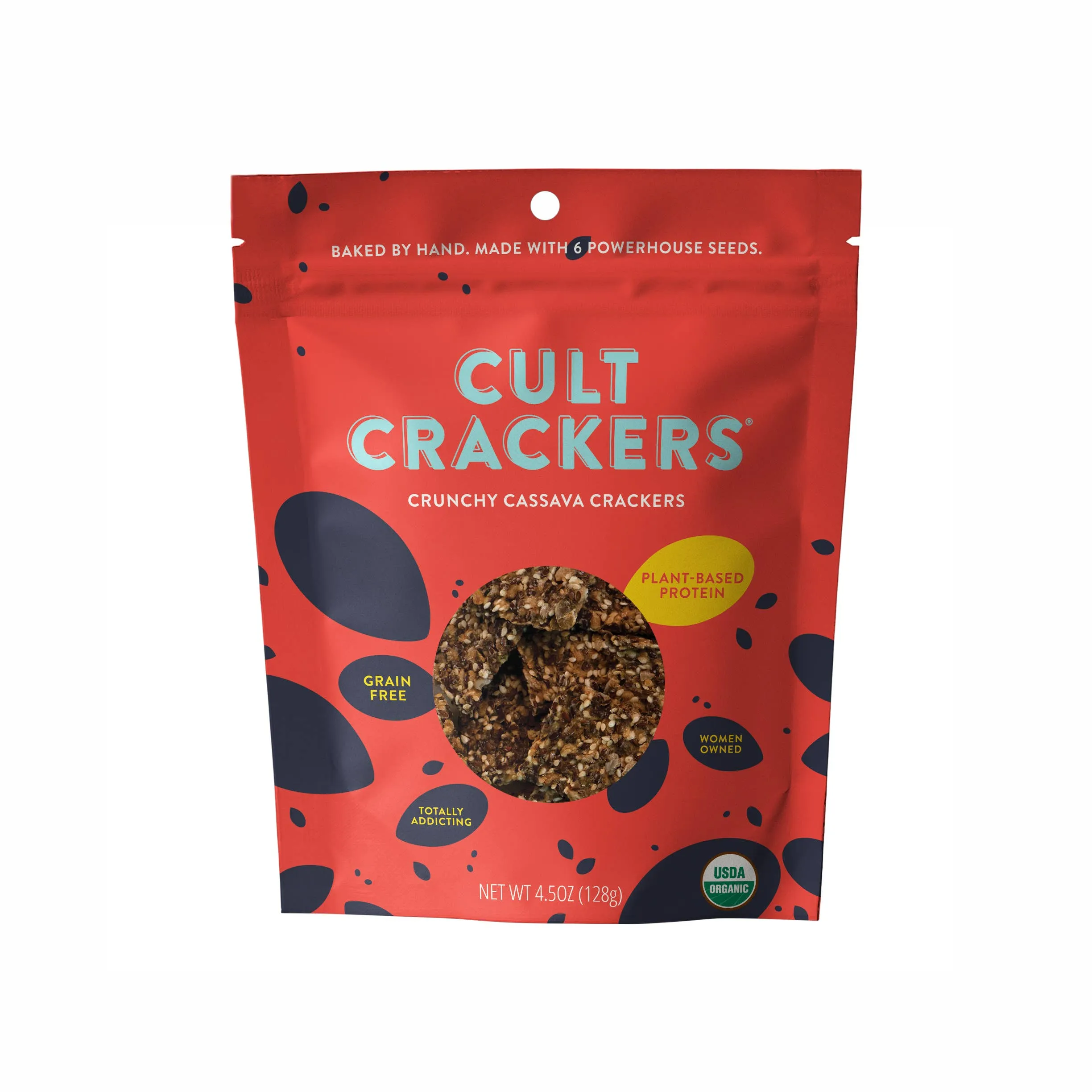 Cult Crackers - Organic Crunchy Cassava Crackers