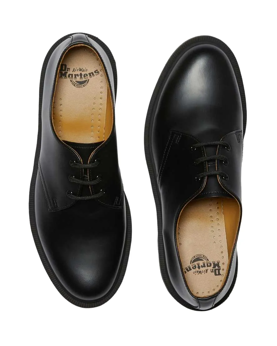 Dr. Martens scarpa casual da uomo 1461 PW Smooth 10078001 nero