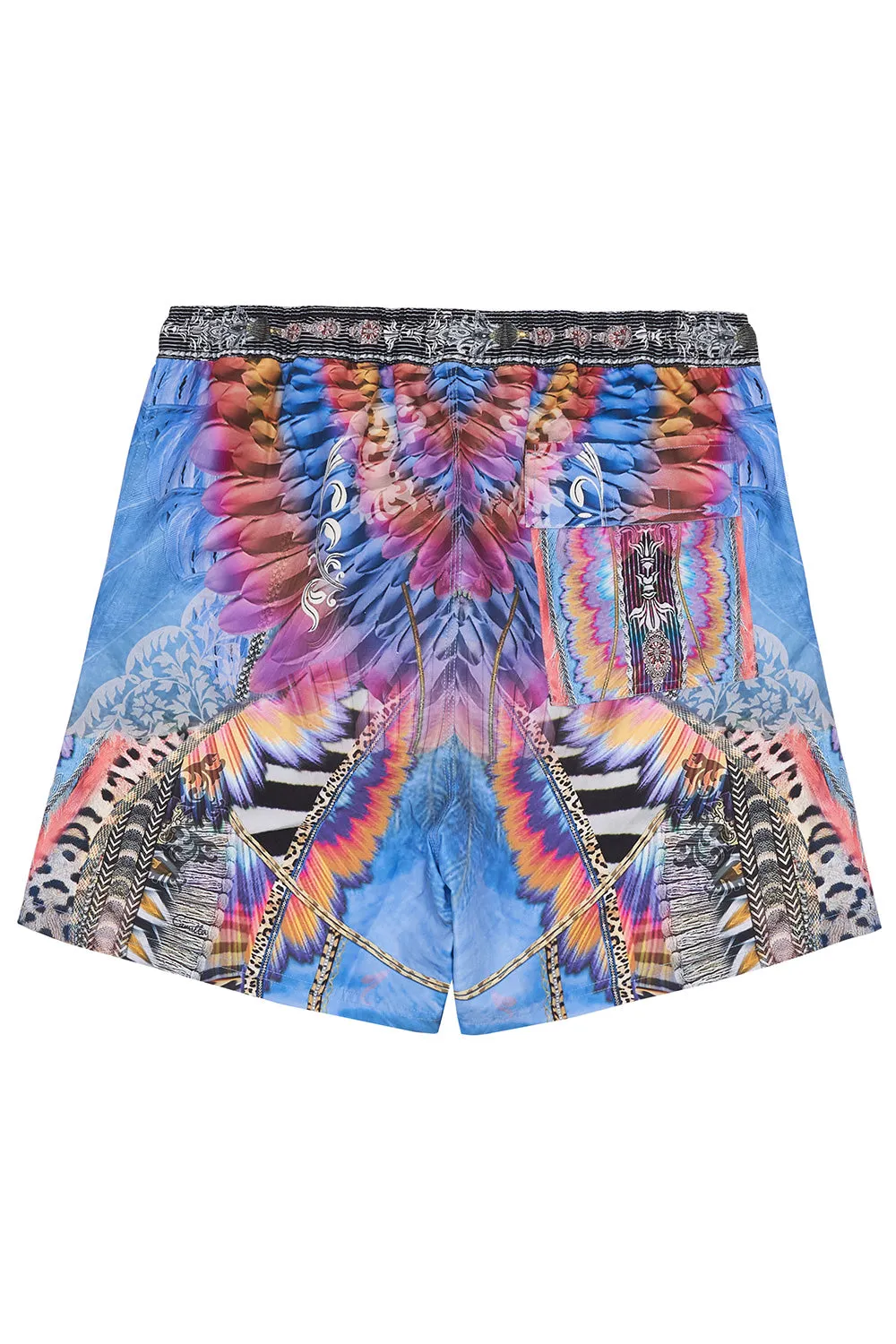 ELASTIC WAIST BOARDSHORT LOVE ON THE WING