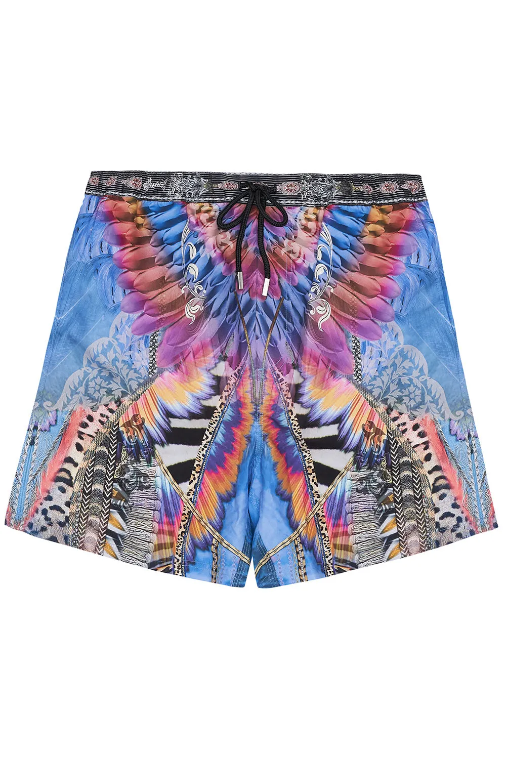 ELASTIC WAIST BOARDSHORT LOVE ON THE WING