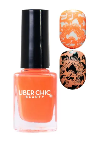 Electric Pumpkin - Stamping Polish - Uber Chic 12ml