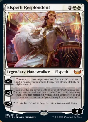 Elspeth Resplendent (SNC-011) - Streets of New Capenna [Mythic]