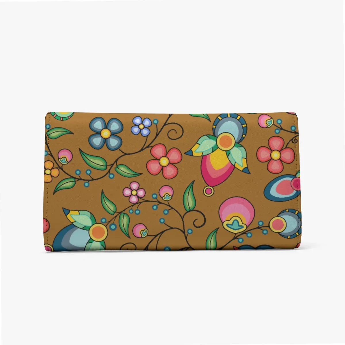 Floral Bounty Fall Leaves Foldable Wallet