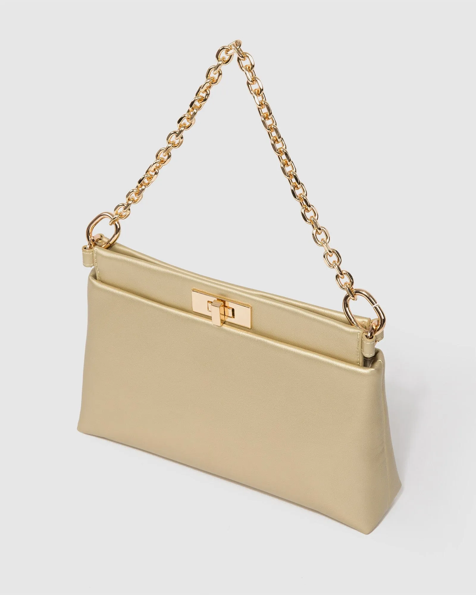 Gold Lorelie Chain Shoulder Bag