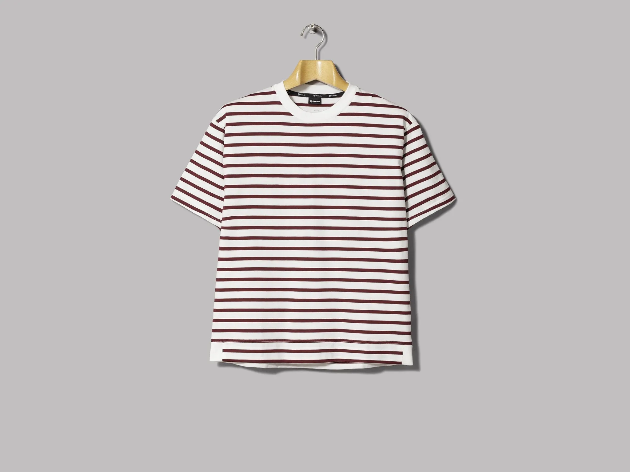 Goldwin Short Sleeved Border T-Shirt (Claret)