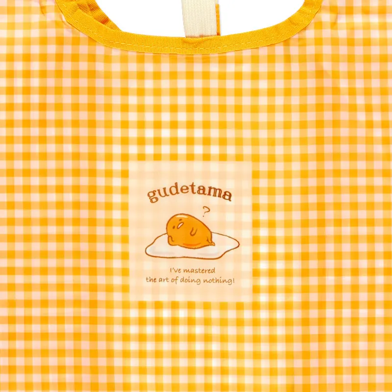 Gudetama Gingham Reusable Tote Bag