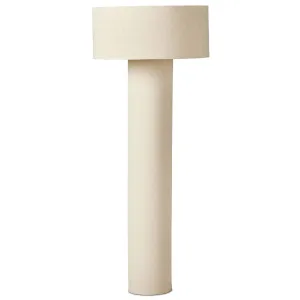 Hensley Floor Lamp, Flax Linen