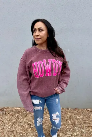 Howdy Corded Sweatshirt